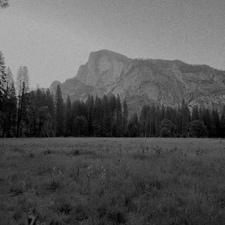 Half Dome at dawn, metered in GlassMeter